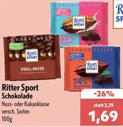Aktiv Irma Ritter Sport Schokolade Angebot