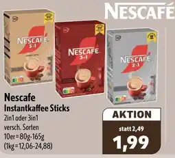Aktiv Irma Nescafe Instantkaffee Sticks Angebot