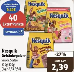 Aktiv Irma Nesquik Getränkepulver Angebot