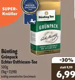Aktiv Irma Bünting Grünpack Echter Ostfriesen-Tee Angebot