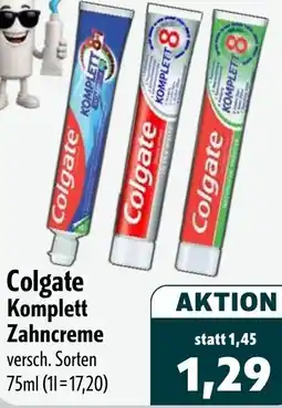 Aktiv Irma Colgate Komplett Zahncreme Angebot
