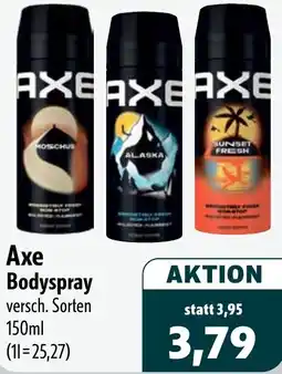 Aktiv Irma Axe Bodyspray Angebot