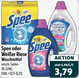 Aktiv Irma Spee oder Weißer Riese Waschmittel Angebot