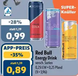 Aktiv Irma Red Bull Energy Drink Angebot