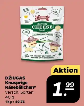 NETTO Džiugas knusprige käsebällchen Angebot