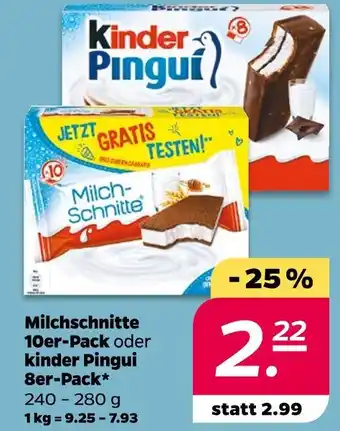 NETTO Kinder pingui 8er-pack Angebot