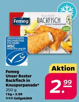NETTO Femeg unser bester backfisch in knusperpanade Angebot