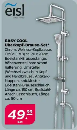 NETTO Eisl easy cool überkopf-brause-set Angebot