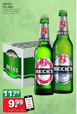 Getränkeparadies Gefromm Beck's pils Angebot