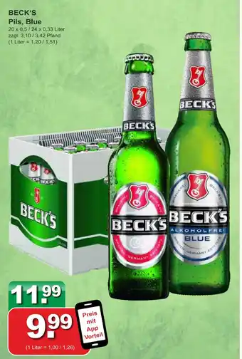 Getränkeparadies Gefromm Beck's pils Angebot