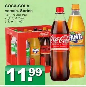 Getränkeparadies Gefromm Coca-cola versch. sorten Angebot