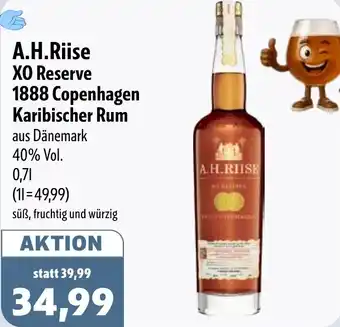 Aktiv Irma A.H.Riise XO Reserve 1888 Copenhagen Karibischer Rum Angebot