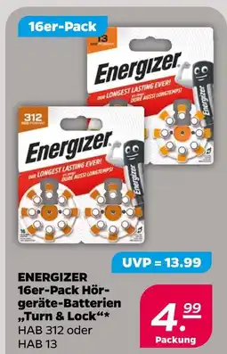 NETTO Energizer 16er-pack hörgeräte-batterien „turn & lock“ Angebot