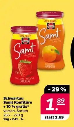 NETTO Schwartau samt konfitüre Angebot