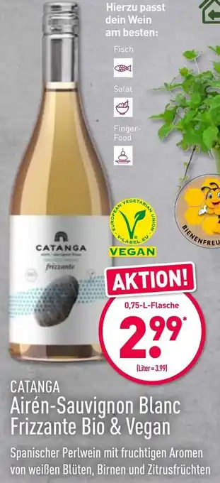 Aldi Nord Catanga Airén Sauvignon Blanc Frizzante Bio & Vegan Angebot