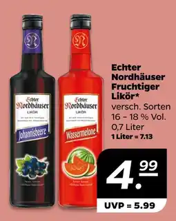 NETTO Echter nordhäuser johannisbeere fruchtiger likör Angebot