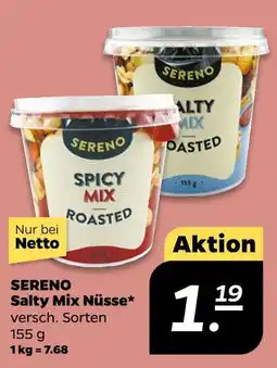 NETTO Sereno salty mix nüsse Angebot