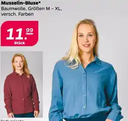 NETTO Musselin-bluse Angebot
