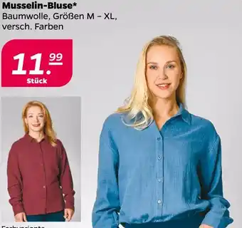NETTO Musselin-bluse Angebot