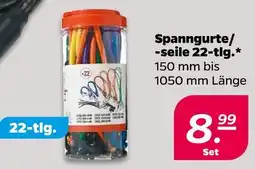 NETTO Spanngurte/-seile 22-tlg Angebot
