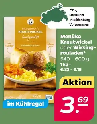 NETTO Menüko krautwickel Angebot