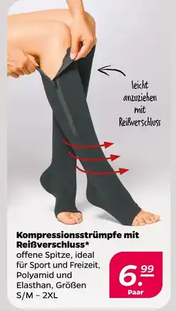 NETTO Kompressionsstrümpfe mit reißverschluss Angebot