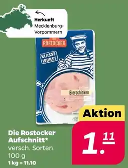 NETTO Rostocker die rostocker aufschnitt Angebot