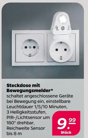 NETTO Steckdose mit bewegungsmelder Angebot