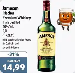 Aktiv Irma Jameson Irischer Premium Whiskey Angebot