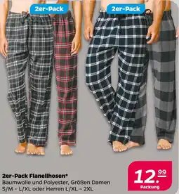 NETTO 2er-pack flanellhosen damen Angebot