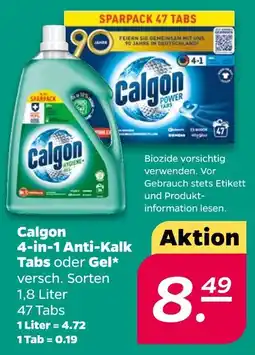 NETTO Calgon 4-in-1 anti-kalk gel Angebot