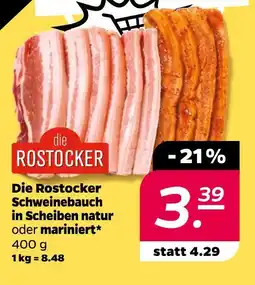 NETTO Die rostocker schweinebauch in scheiben natur Angebot