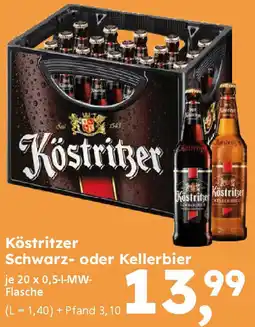 Globus Baumarkt Köstritzer Schwarz- oder Kellerbier Angebot