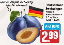 AEZ Deutschland Zwetschgen Angebot