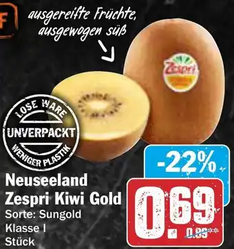 AEZ Neuseeland Zespri Kiwi Gold Angebot