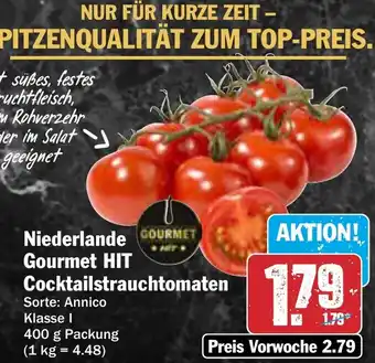 AEZ Niederlande Gourmet HIT Cocktailstrauchtomaten Angebot
