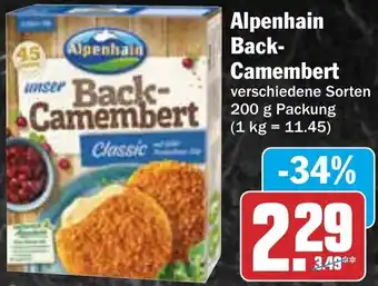 AEZ Alpenhain Back- Camembert Angebot