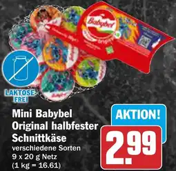 AEZ Mini Babybel Original halbfester Schnittkäse Angebot