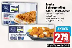 AEZ Frosta Schlemmerfilet oder Fischstäbchen Angebot