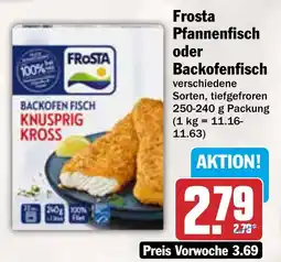 AEZ Frosta Pfannenfisch oder Backofenfisch Angebot