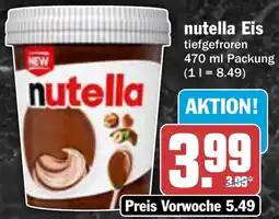 AEZ nutella Eis Angebot