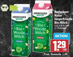 AEZ Andechser Natur längerfrische Bio-Milch Angebot