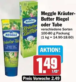 AEZ Meggle Kräuter- Butter Riegel oder Tube Angebot