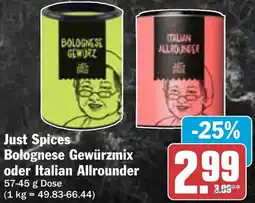 AEZ Just Spices Bolognese Gewürzmix oder Italian Allrounder Angebot