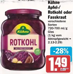 AEZ Kühne Apfel-/ Rotkohl oder Fasskraut Angebot