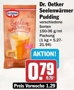 AEZ Dr. Oetker Seelenwärmer Pudding Angebot