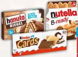 AEZ Kinder Cards, Kinder Duo, Hanuta Riegel Angebot