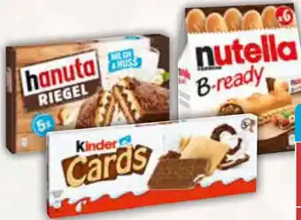 AEZ Kinder Cards, Kinder Duo, Hanuta Riegel Angebot