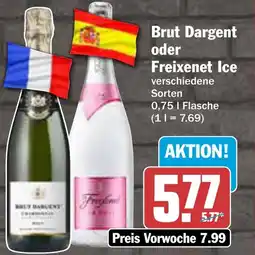 AEZ Brut Dargent oder Freixenet Ice Angebot