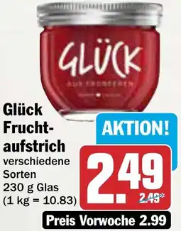 AEZ Glück Fruchtaufstrich Angebot